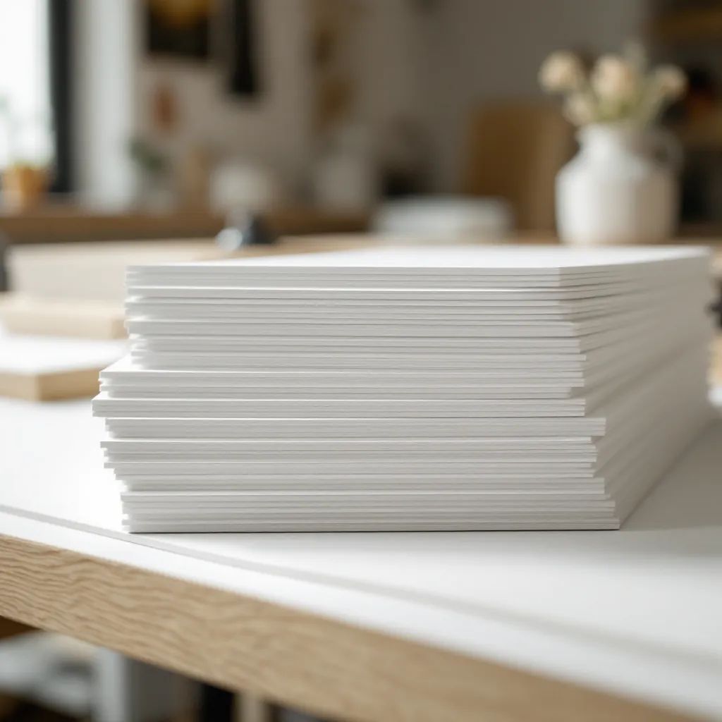 Sample book of multilayer papers in the Packlife atelier